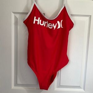 Hurley Red One Piece Swimsuit